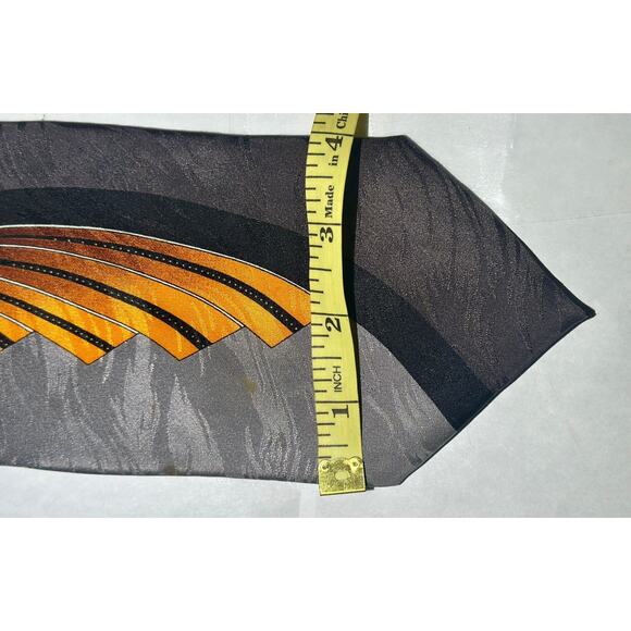 3x 100% Silk Necktie LOT — Brutini Graphic • Copper Windowpane • Bruno Fratelli - Picture 9 of 11